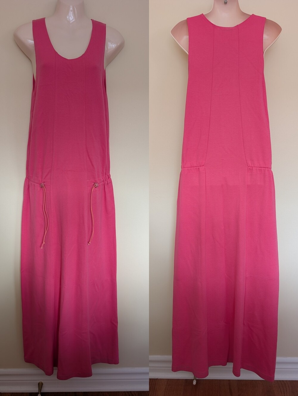 Olsen Sleeveless Maxi Dress Small Pink